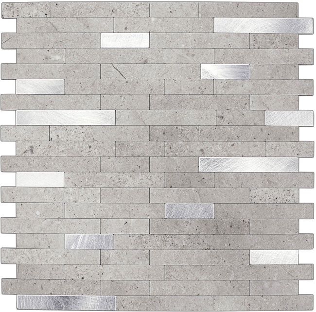Dekorativ komposit-vægklistermærke concrete stripes