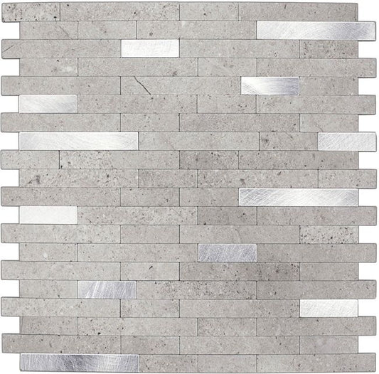 Dekorativ komposit-vægklistermærke concrete stripes