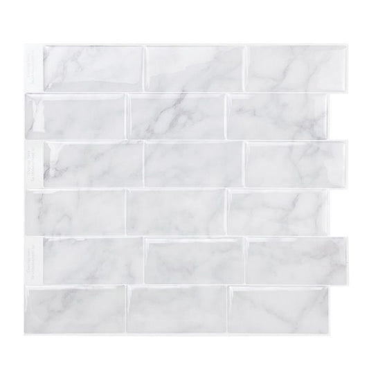 Dekorativ vinylklistermærke marble brick 2 stk