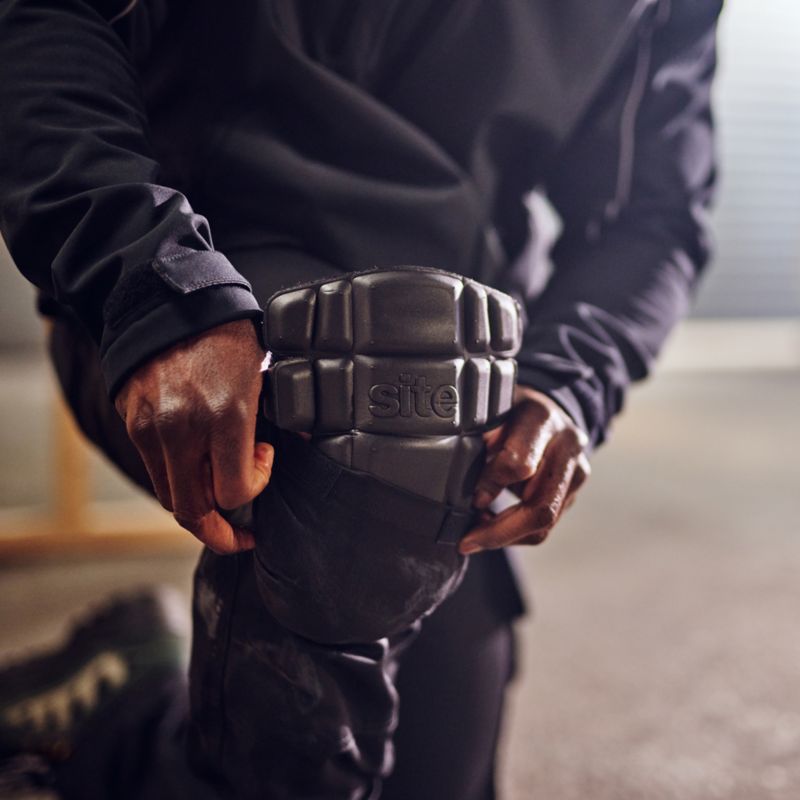 Beskyttende knæpuder Site sorte
