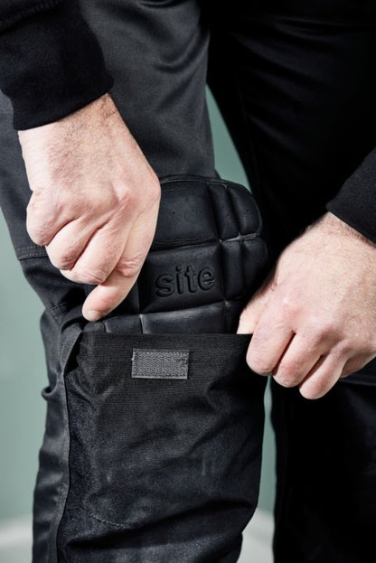 Beskyttende knæpuder Site sorte