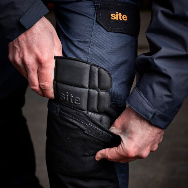 Beskyttende knæpuder Site sorte