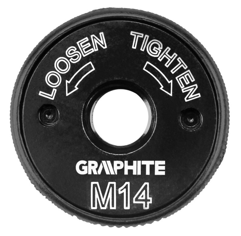 Hurtigspændemøtrik til vinkelsliber Graphite M14