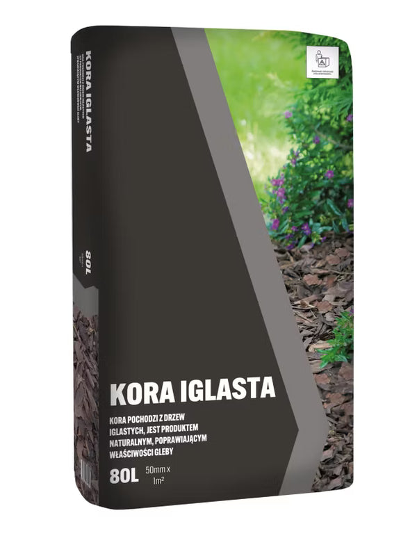 Nåletræsbark 80 Liter Brun