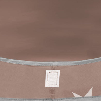 Springos børnetelt med slot og havehus i brun, 1 stk.