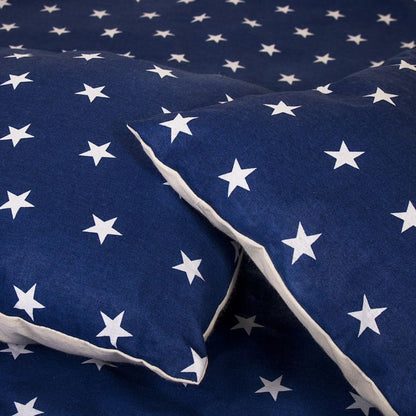 Springos Tipi-telt til børn XXL navyblåt med stjerner, 1 stk.