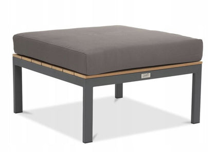 Narożnik Ogrodowy Modułowy JAVA Sofa Stolik 3w1 na Taras Ogrodowy Ciemny 1 szt