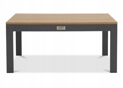 Narożnik Ogrodowy Modułowy JAVA Sofa Stolik 3w1 na Taras Ogrodowy Ciemny 1 szt