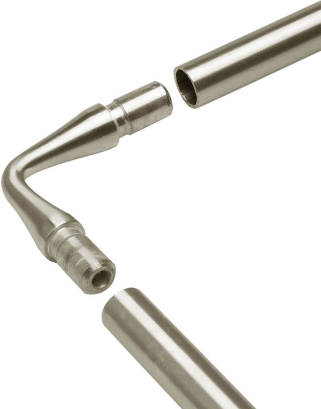 Shop Line Q12 hjørnebeslag 40 x 40 mm 90 grader i rustfrit stål