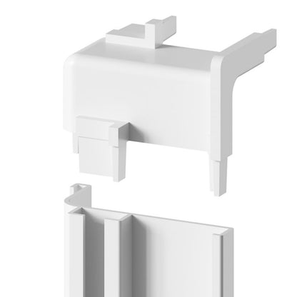 Indvendigt hjørne til GoodHome Innovo 90° bordliste i hvid