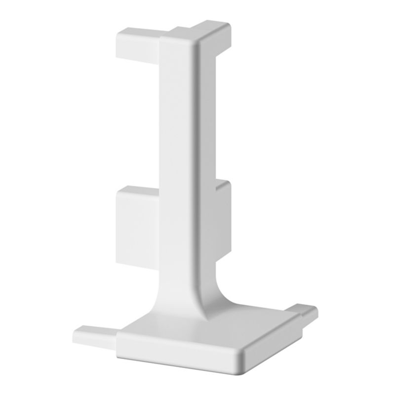 Udvendigt hjørne til GoodHome Innovo 90° bordliste, hvid