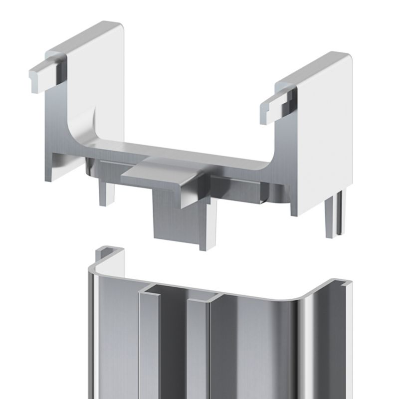 Udvendigt hjørne GoodHome Innovo 90° inox