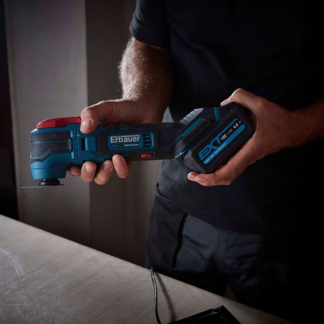 Erbauer 18 V multifunktionsværktøj uden batteri