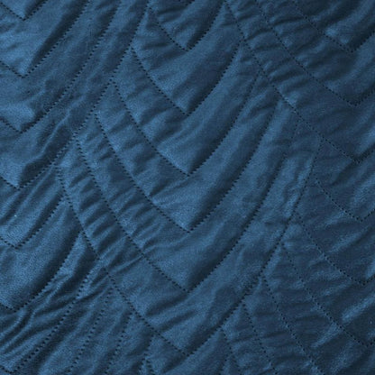Eurofirany Luiz sengetæppe 220 x 240 cm i marineblå