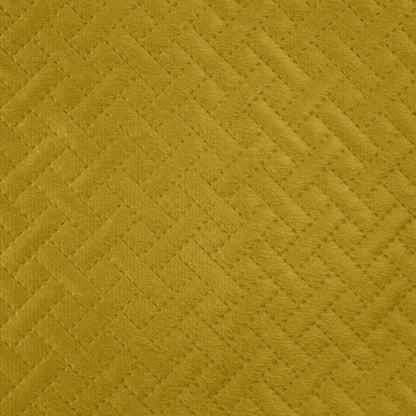 Luiz sengetæppe 170 x 210 cm i sennepsgul