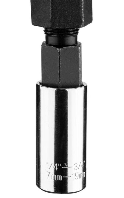 Universal topnøgle Graphite 7-19 mm