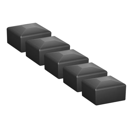 Hætte til Stolpe Polargos 70x70 mm Antracit 5 Stk.
