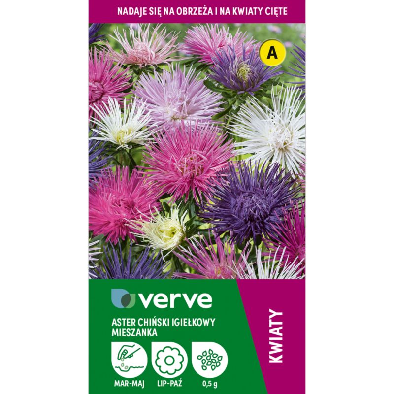 Aster Verve nåleformede frø