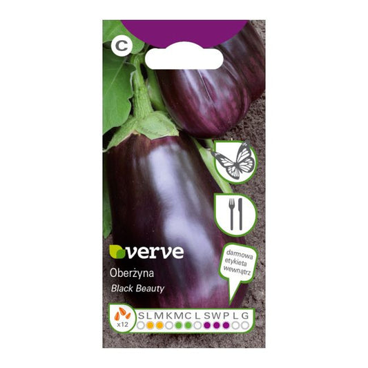 Frø af aubergine Black Beauty Verve