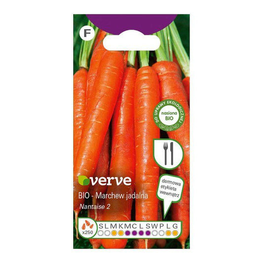 Økologiske frø til Nantaise 2 gulerødder Verve