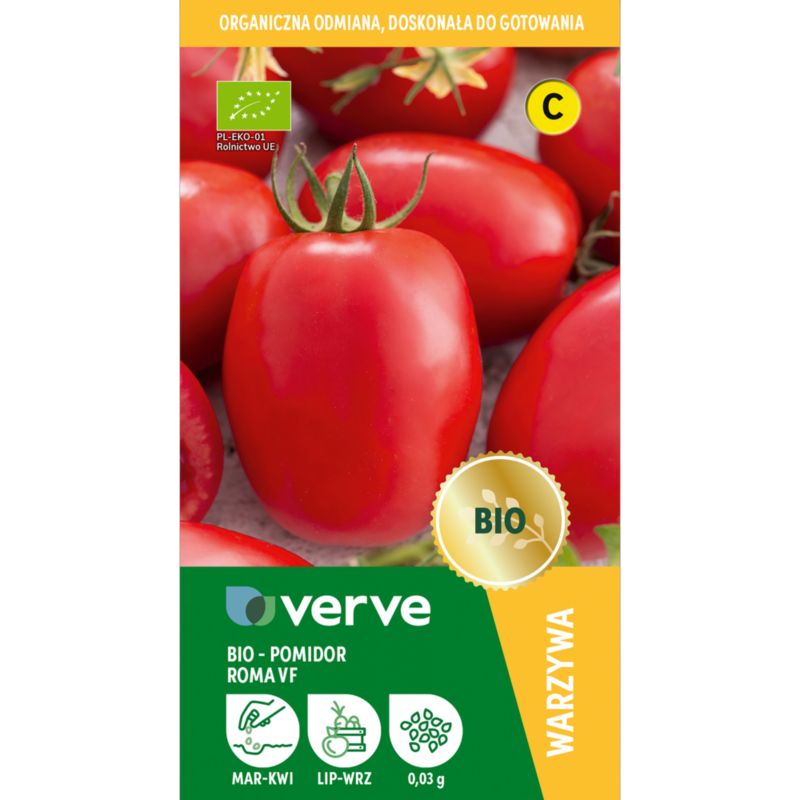 Økologiske tomatfrø Roma Verve