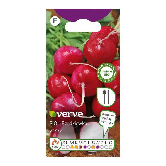 Bio-frø til radise Saxa 2 Verve