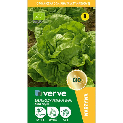 Økologiske May King Verve salatfrø