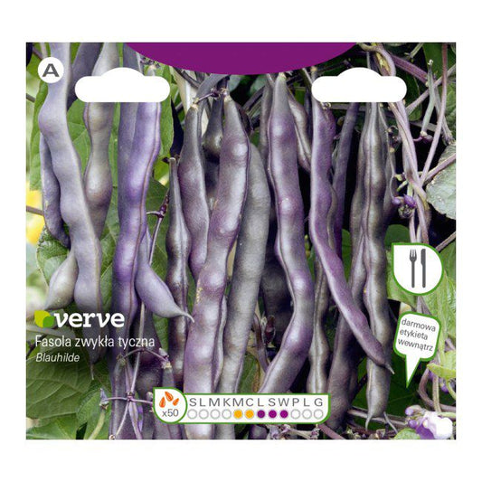 Frø af blåviolet Blauhilde bønne Seed Verve