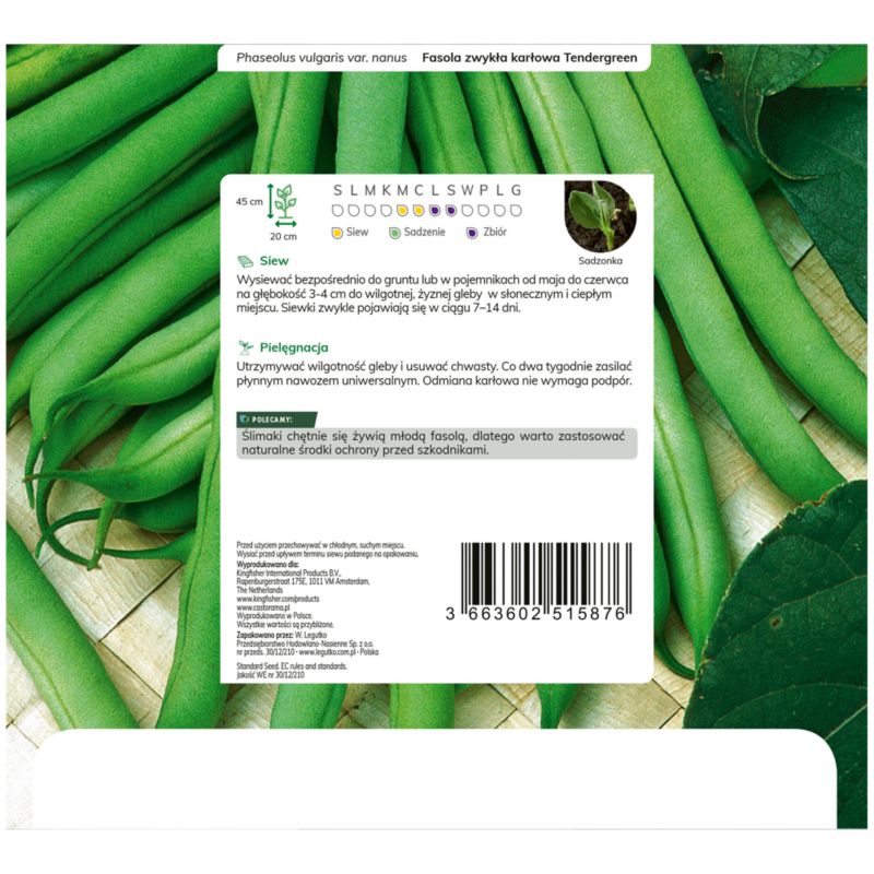 Frø til bønner Tendergreen Verve