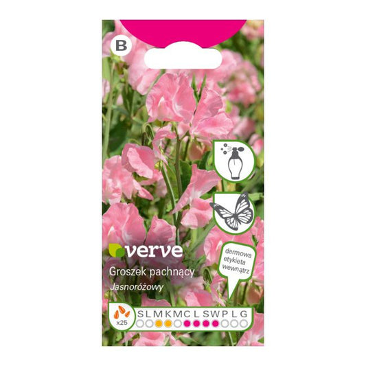 Frø af ærteblomst Pale Pink Verve