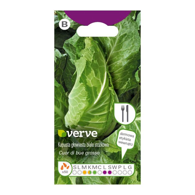 Frø til kål Cuor di bue Grosso Verve