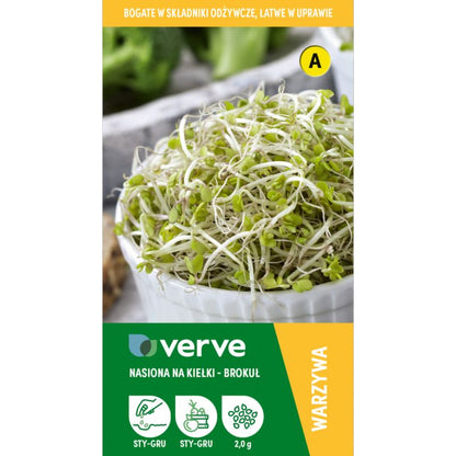 Frø til broccoli spirer Verve