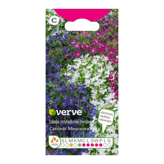 Lobelia Cascade mixed Verve frø