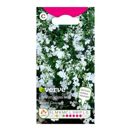 Frø af lobelia White Cascade Verve