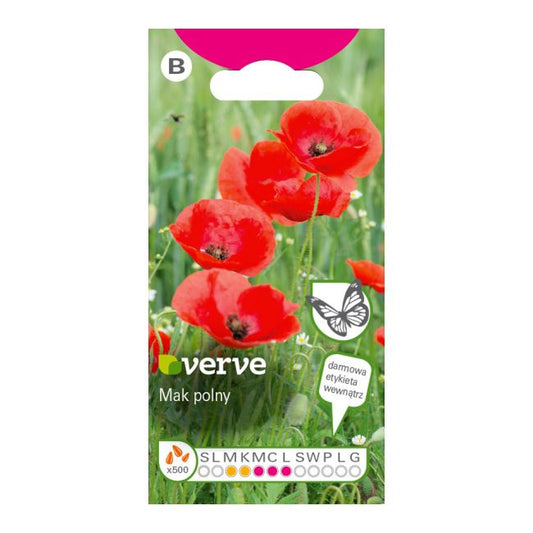 Frø af markvalmue Verve