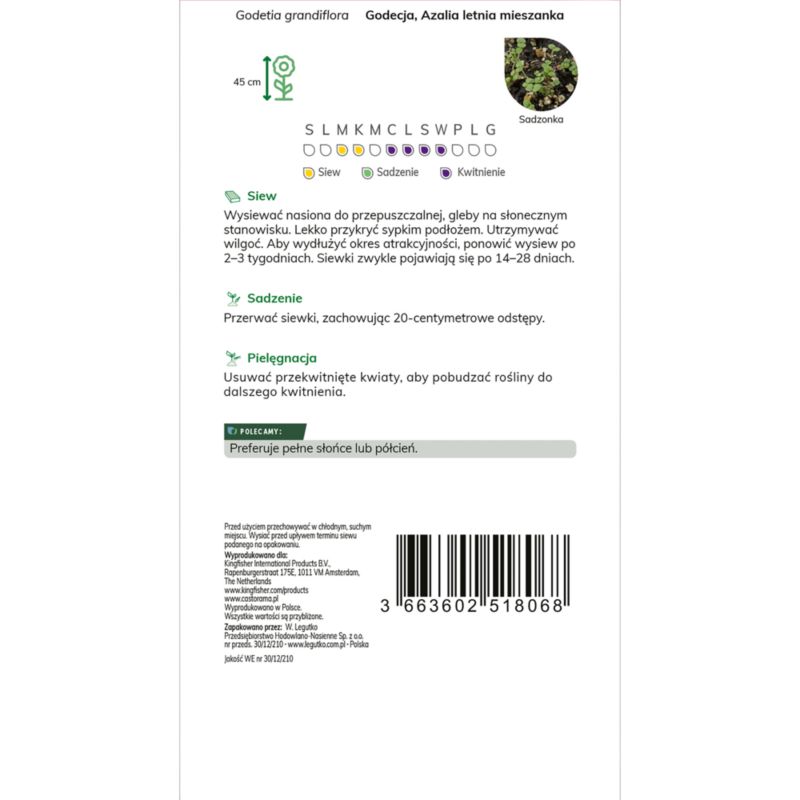 Frøblanding godecia sommerazalea Verve