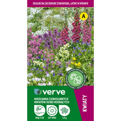 Frøblanding Wildflower Verve til skyggefulde områder