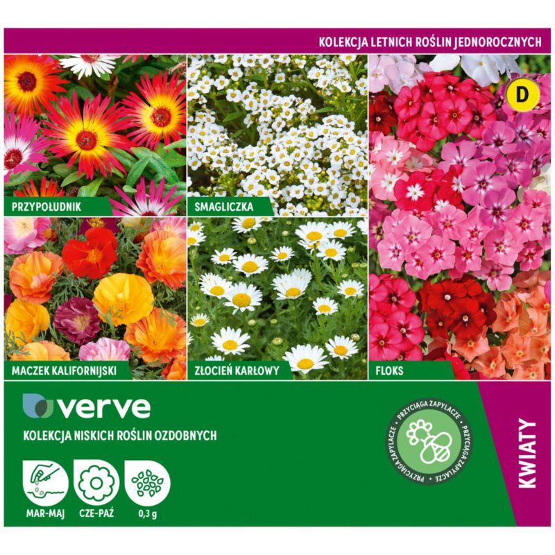 Frømix med planter Verve