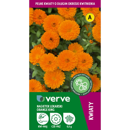 Frø af lægekalender Orange King Verve