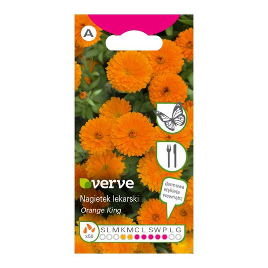 Frø af lægekalender Orange King Verve