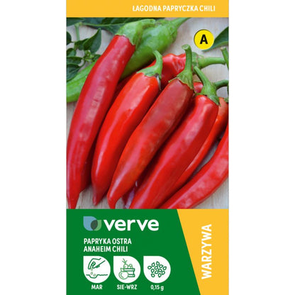 Frø af Anaheim Mild Chilipeber Verve