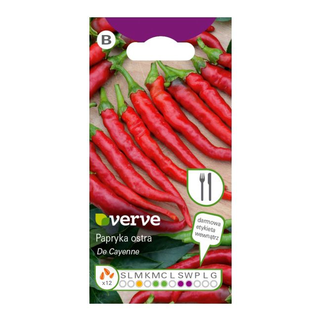 Frø af Cayenne-peber Verve