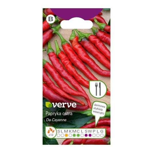 Frø af Cayenne-peber Verve