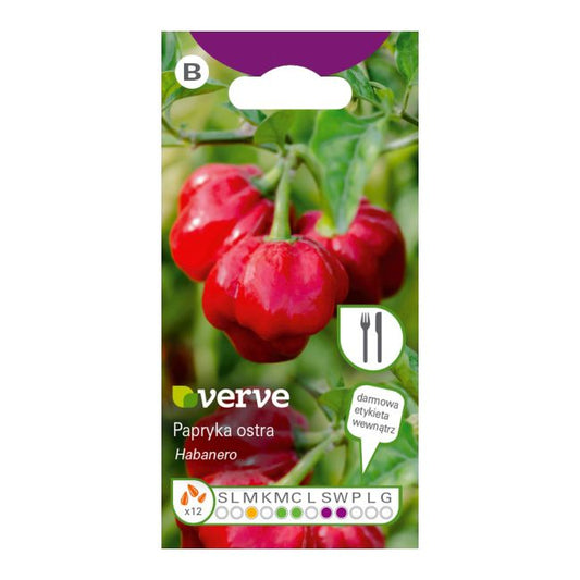 Habanero Verve B chilifrø – dyrk en af de mest krydrede peberfrugter
