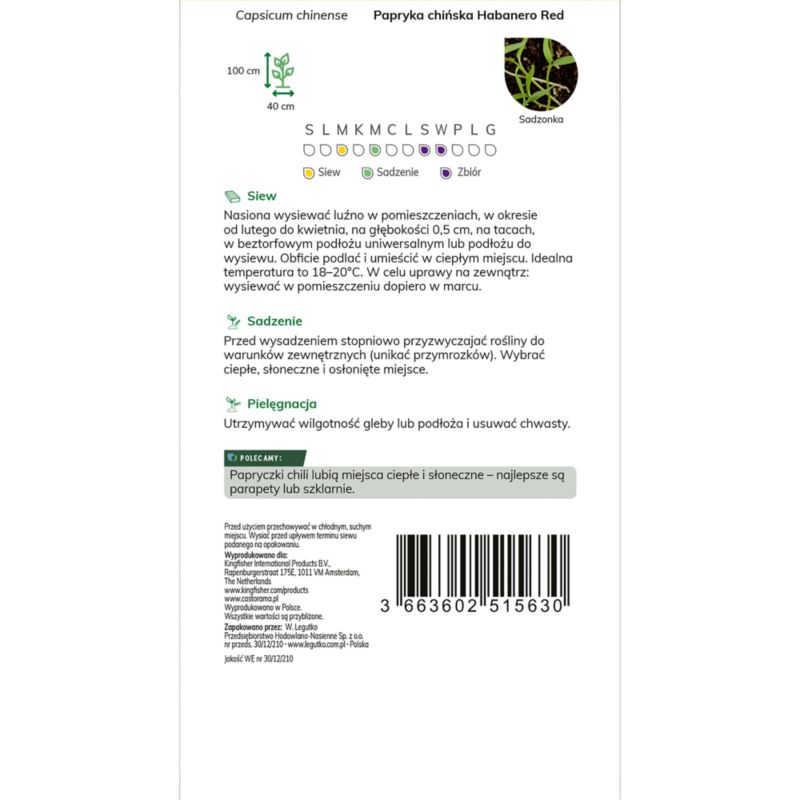Habanero Verve B chilifrø – dyrk en af de mest krydrede peberfrugter