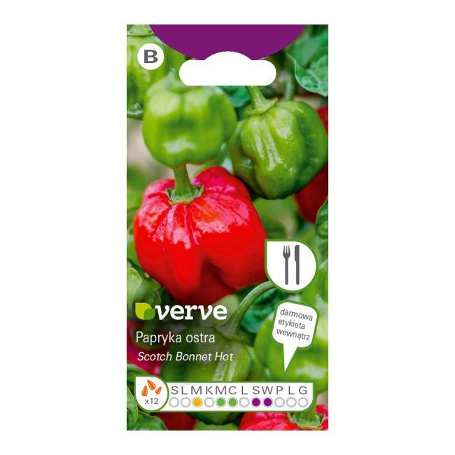 Frø af stærk peber Scotch Bonnet Verve