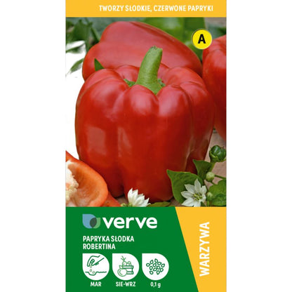 Frø af rød peberfrugt Robertina Verve