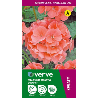 Pelargonium Salmon F Verve frø