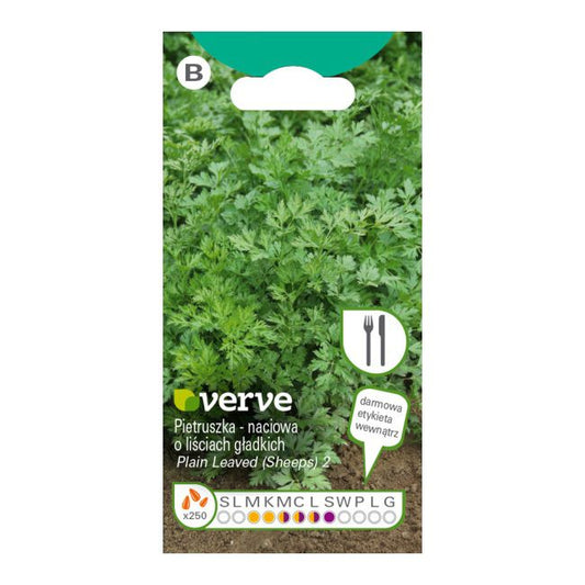 Frø af persille Plain Leaved Verve