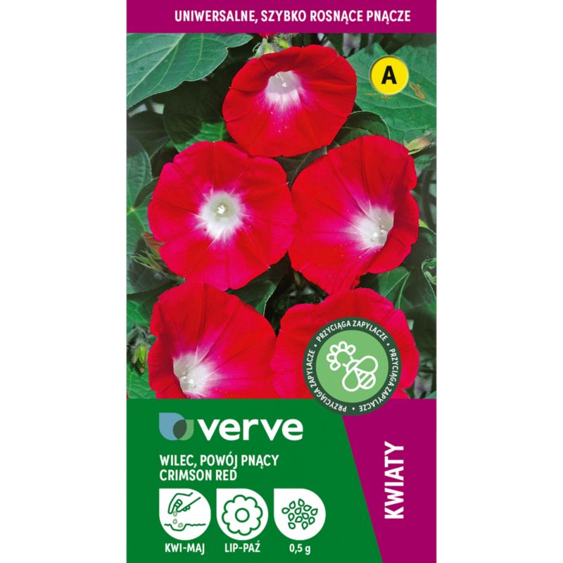 Klatrehortensia Crimson Verve rød - frø til blomster